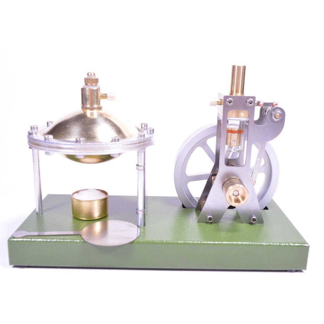 Enjomor Vertical Steam Engine Model with Transparent Cylinder & Spherical Boiler-helloworld7