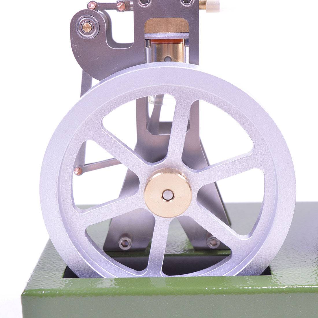 Enjomor Vertical Steam Engine Model with Transparent Cylinder & Spherical Boiler-helloworld7