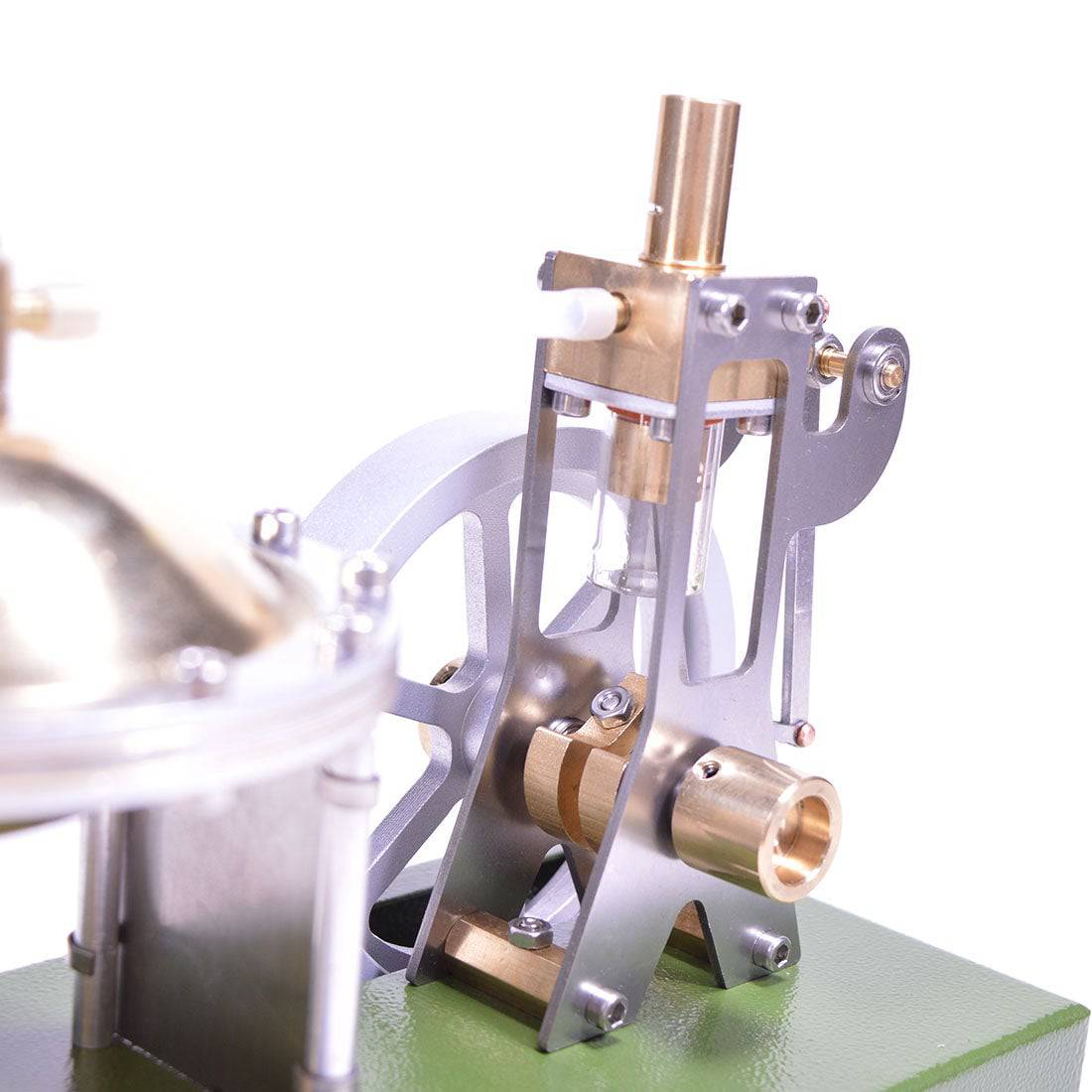 Enjomor Vertical Steam Engine Model with Transparent Cylinder & Spherical Boiler-helloworld7