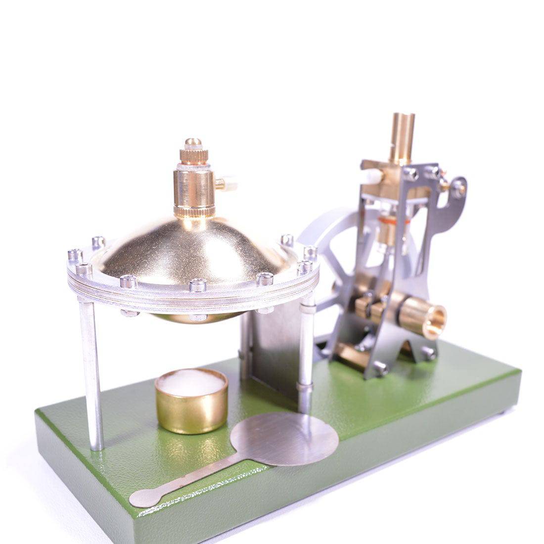 Enjomor Vertical Steam Engine Model with Transparent Cylinder & Spherical Boiler-helloworld7