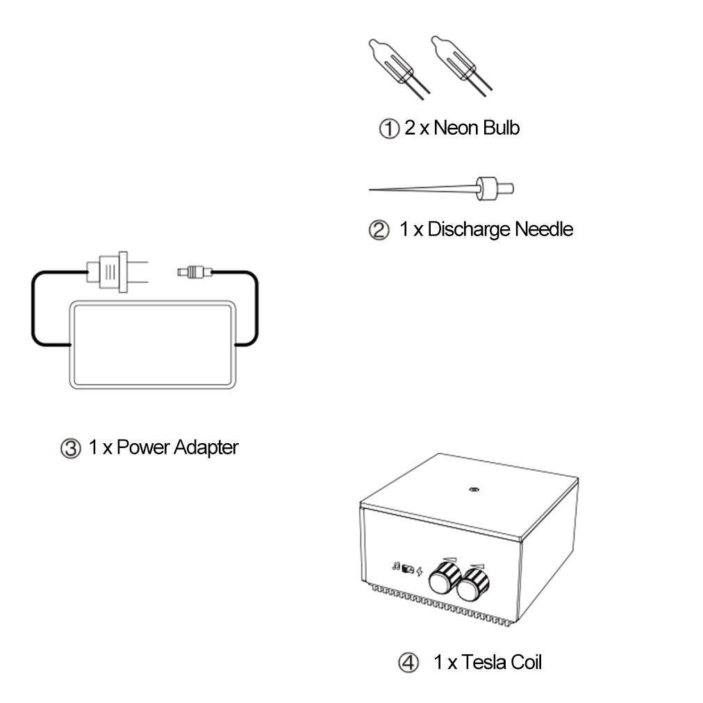 HelloWorld7-Vinyl Record Shape Bluetooth Musical Tesla Coil with Long Arc &  Dual Mode - US Plug