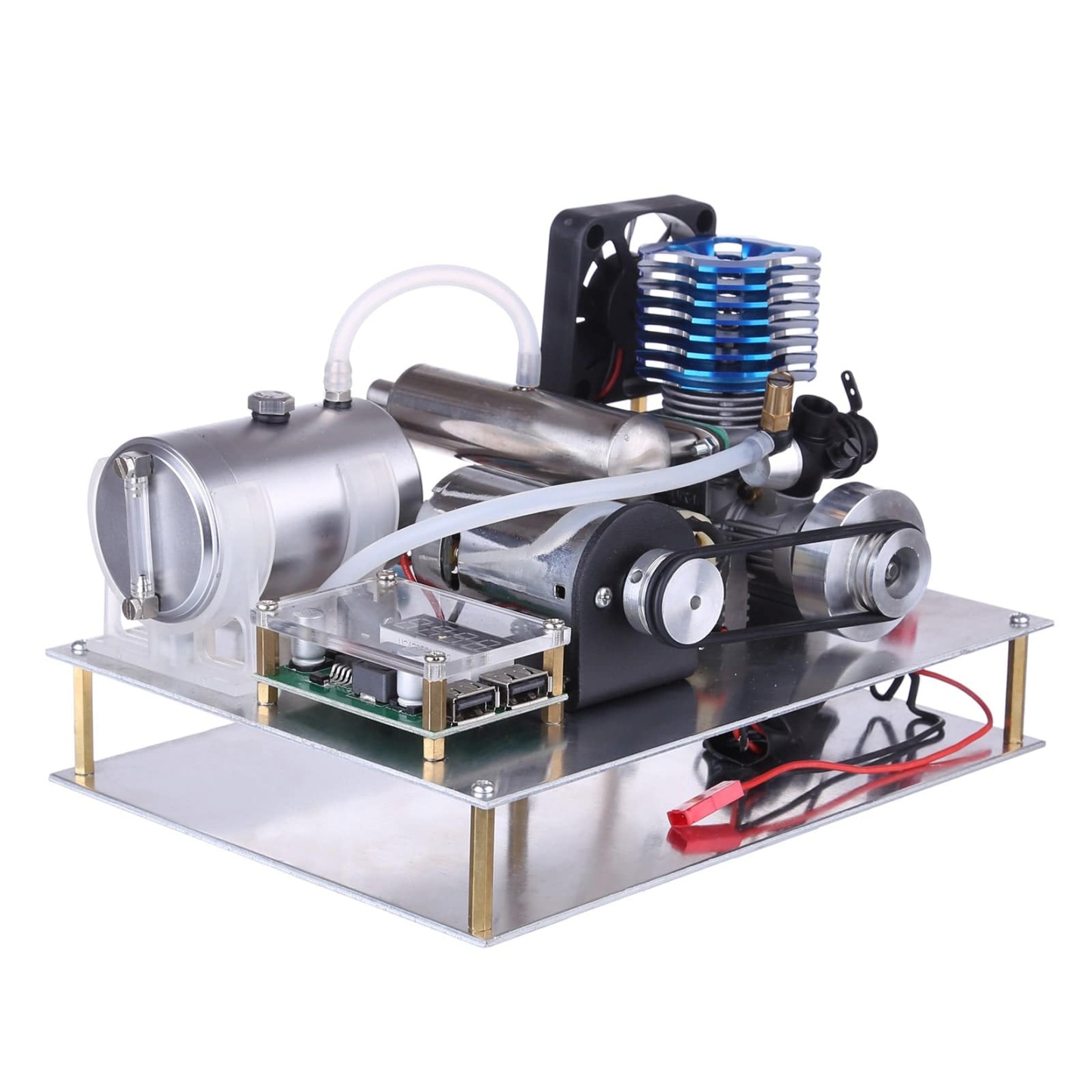VX 18 Methanol Engine Generator Set Electric Start 12V 40W DIY Power Plant-helloworld7