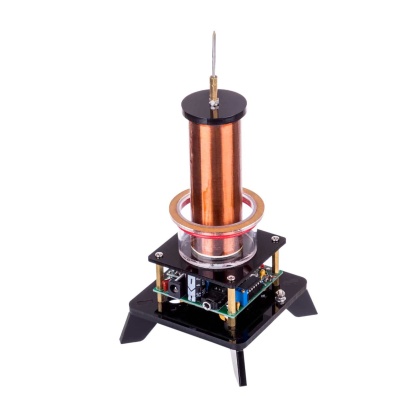 HelloWorld7-Wireless Power Transmission Table Musical Tesla Coil Plasma Motor Speaker - US Plug