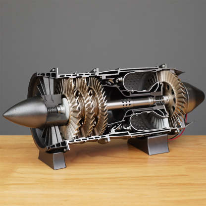 WP-85 DIY Turbojet Engine Model Kit Electric Aviation Turbine Assembly for Hobbyists and Engineering Gifts-helloworld7