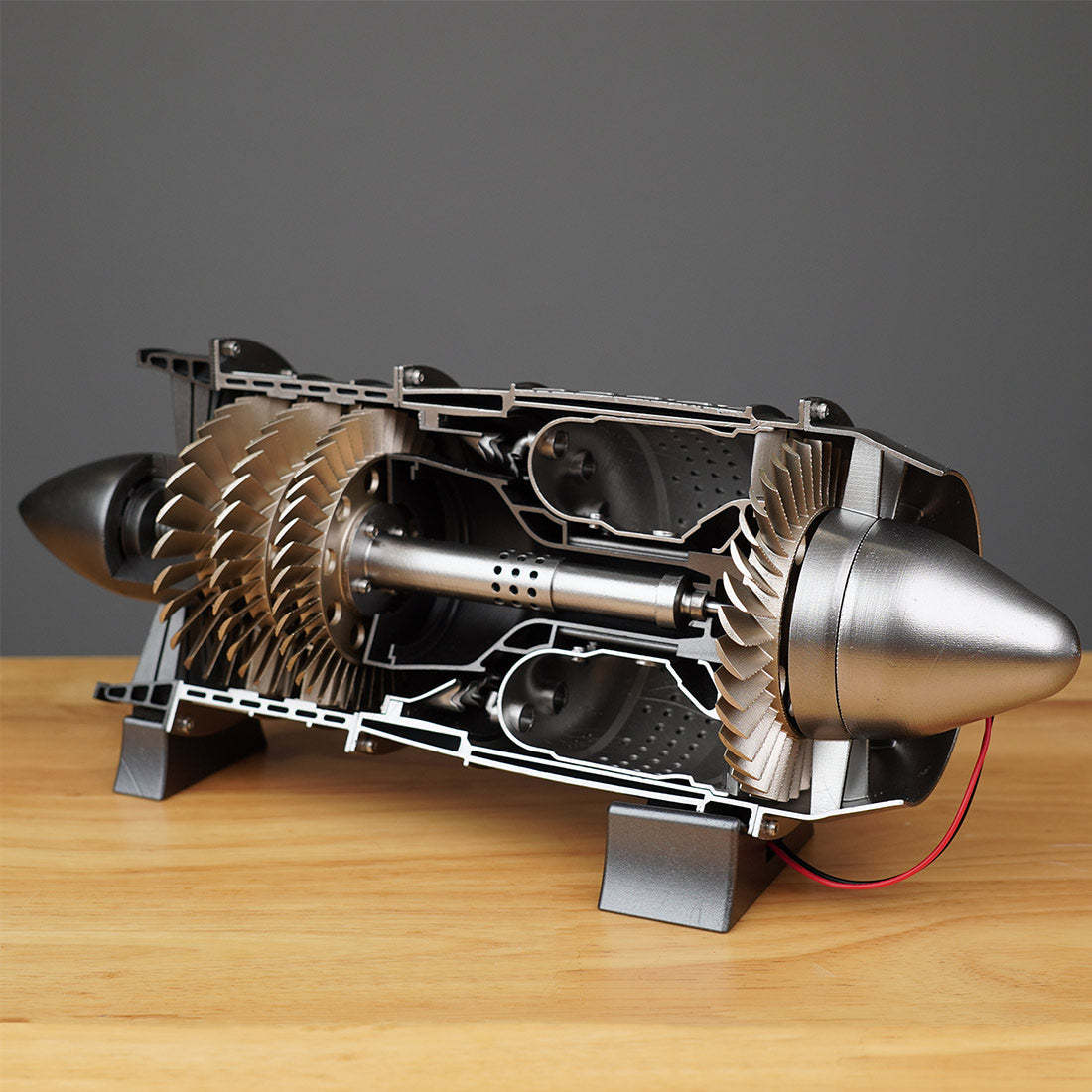 WP-85 DIY Turbojet Engine Model Kit Electric Aviation Turbine Assembly for Hobbyists and Engineering Gifts-helloworld7