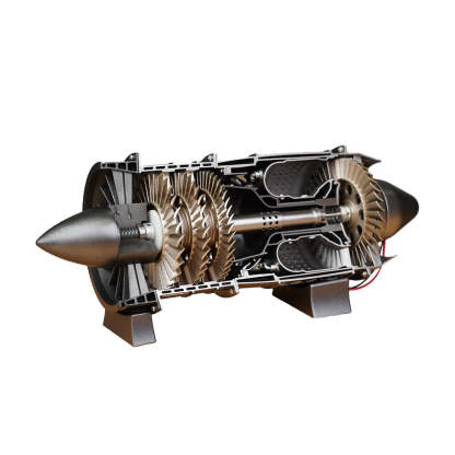 WP-85 DIY Turbojet Engine Model Kit Electric Aviation Turbine Assembly for Hobbyists and Engineering Gifts-helloworld7