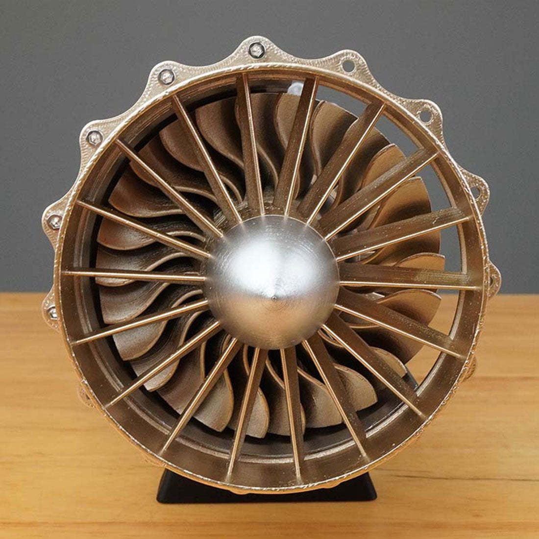 HelloWorld7-WS-15 Turbofan Engine 1/20 Scale Model DIY Assembly Kits 150+ PCS