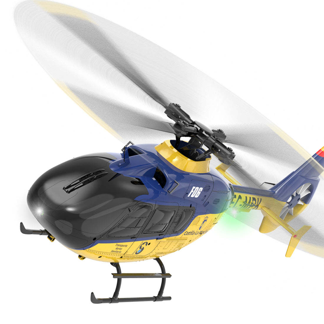 HelloWorld7-YU XIANG EC-135 1/36 2.4G 6CH Direct Drive Brushless 3D/6G RC Helicopter Model - RTF Version-helloworld7