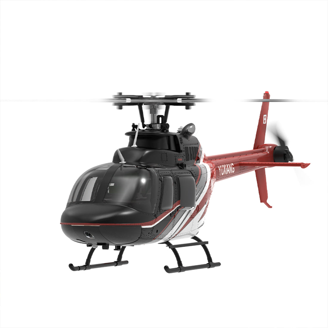 YU XIANG F08 Bell 206 1/27 Scale 6CH Direct Drive Brushless RC Helicopter RTF Optical Flow One-Key Inverted-helloworld7