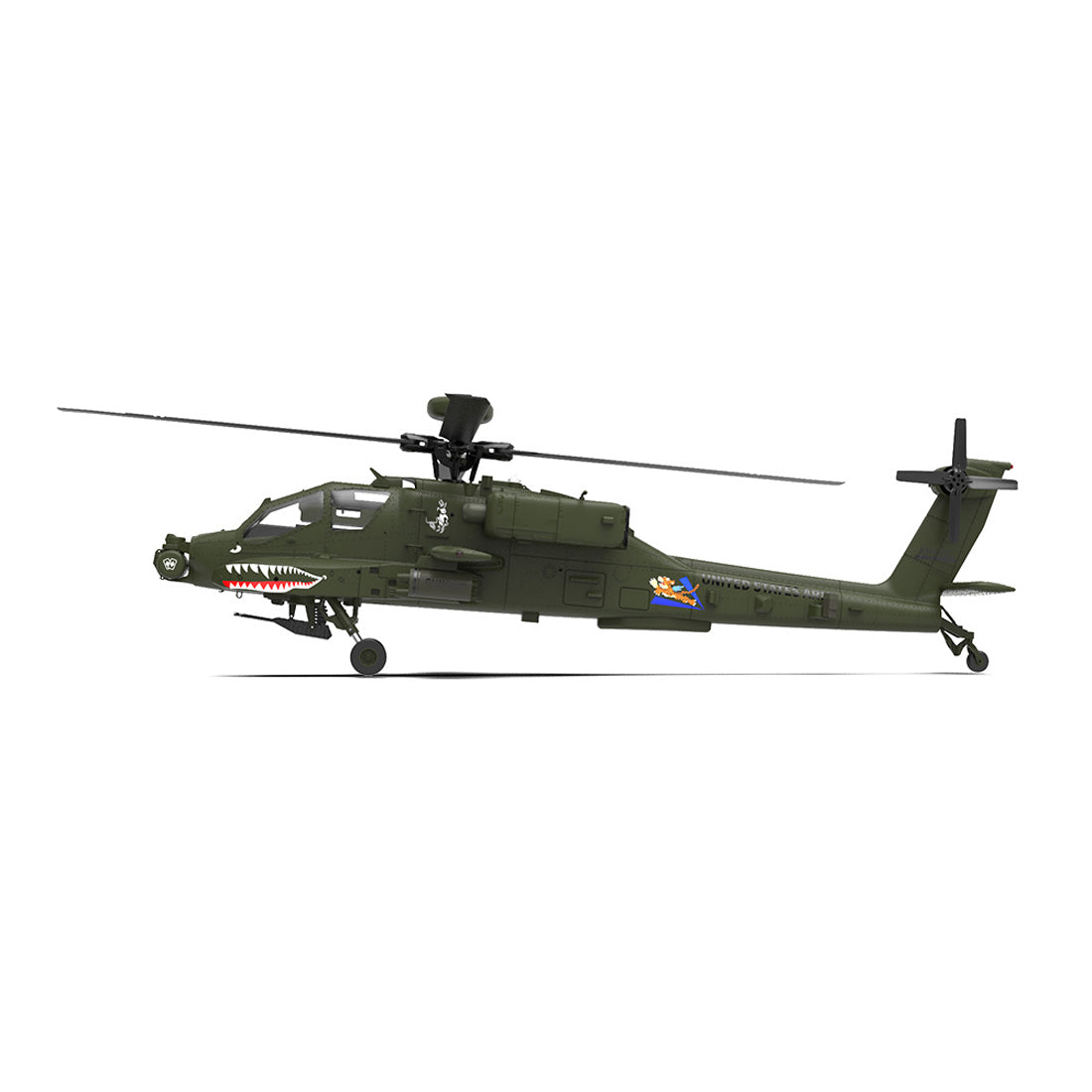 HelloWorld7-YU XIANG F11 AH-64 Apache RC Helicopter Model 1/32 Scale 2.4G 6CH