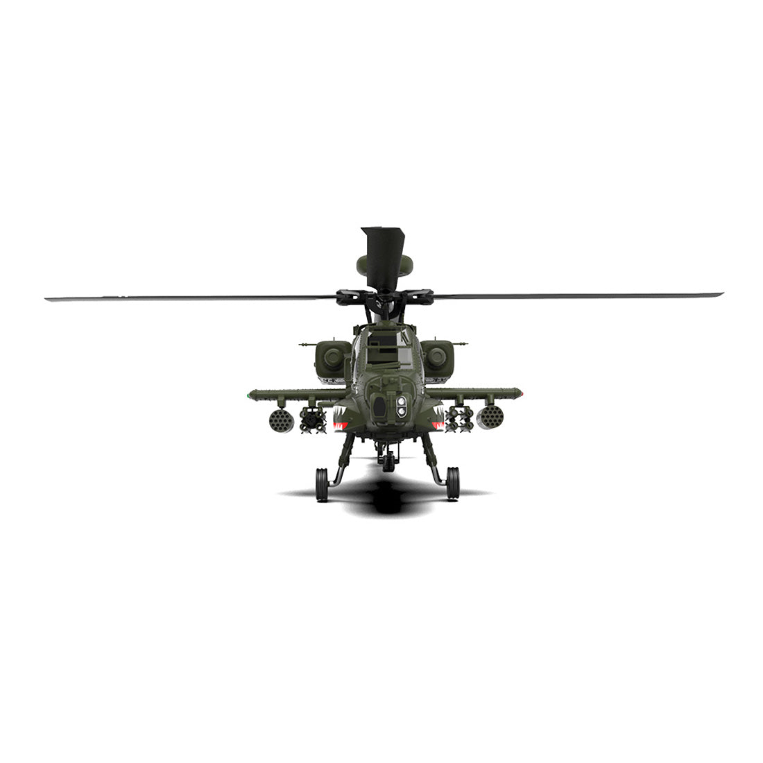 HelloWorld7-YU XIANG F11 AH-64 Apache RC Helicopter Model 1/32 Scale 2.4G 6CH