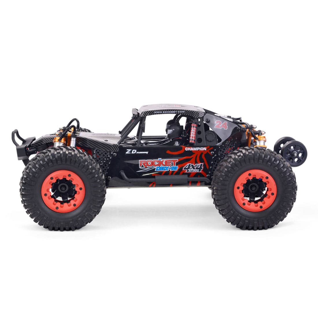 ZD Racing DBX-10 ROCKET 1/10 Scale 4WD 80km/h Brushless Desert Buggy RTR Red-helloworld7