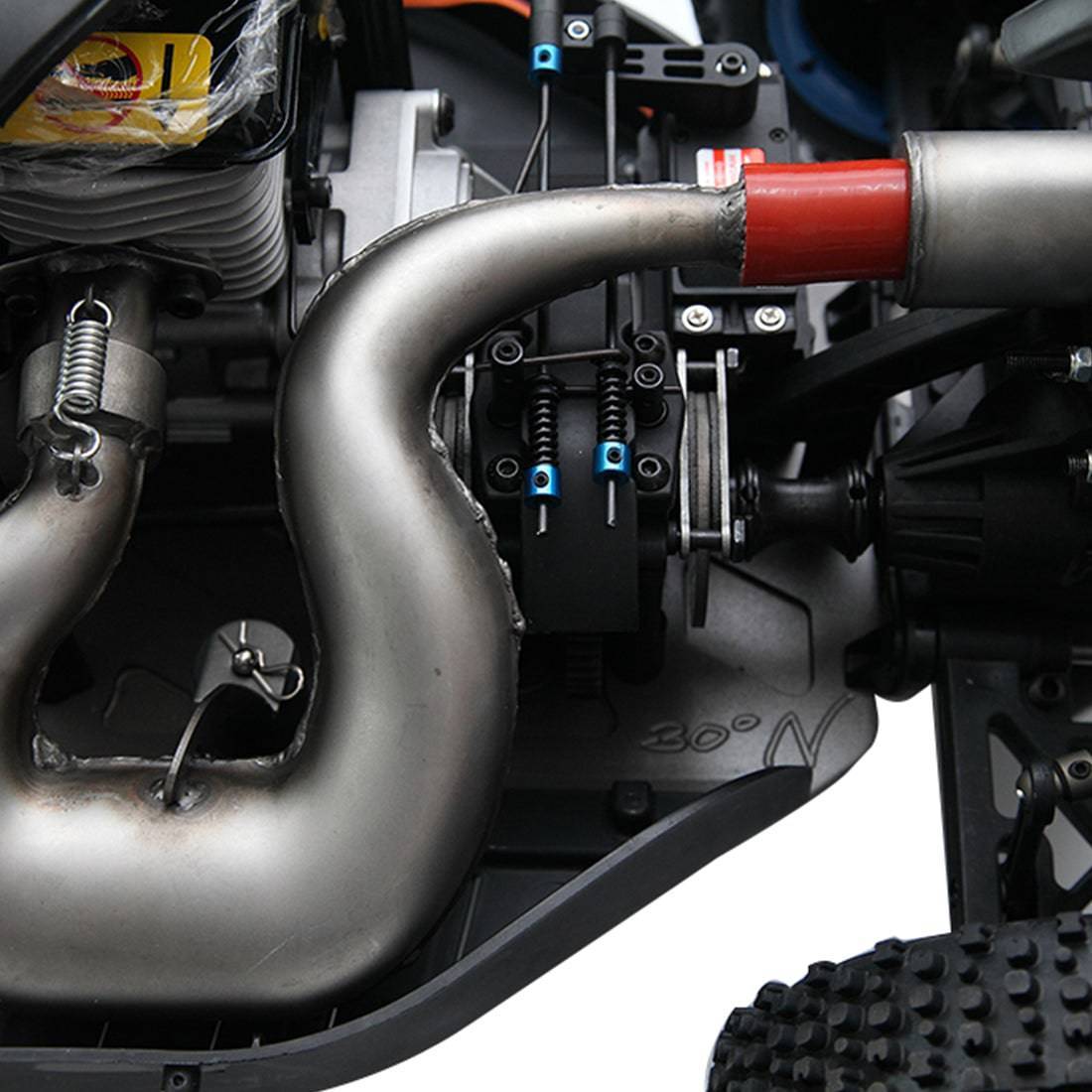 HelloWorld7-BM5 1/5 Scale Gas Powered RC Monster Truck 4WD 29cc Engine Off-Road RTR Vehicle