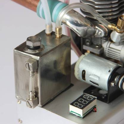 HelloWorld7-VX Level 15 Single Cylinder 2-stroke Methanol Engine to 12v Gasoline Engine