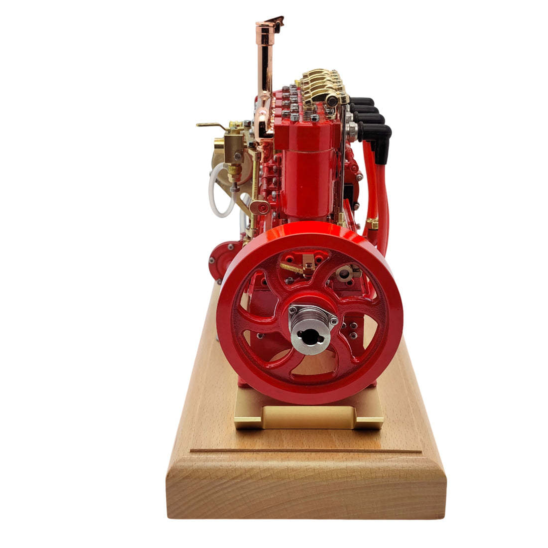 HelloWorld7-Holt H75 Tractor Engine Gas 12cc Four-cylinder OHV Engine Scale Model with Governor