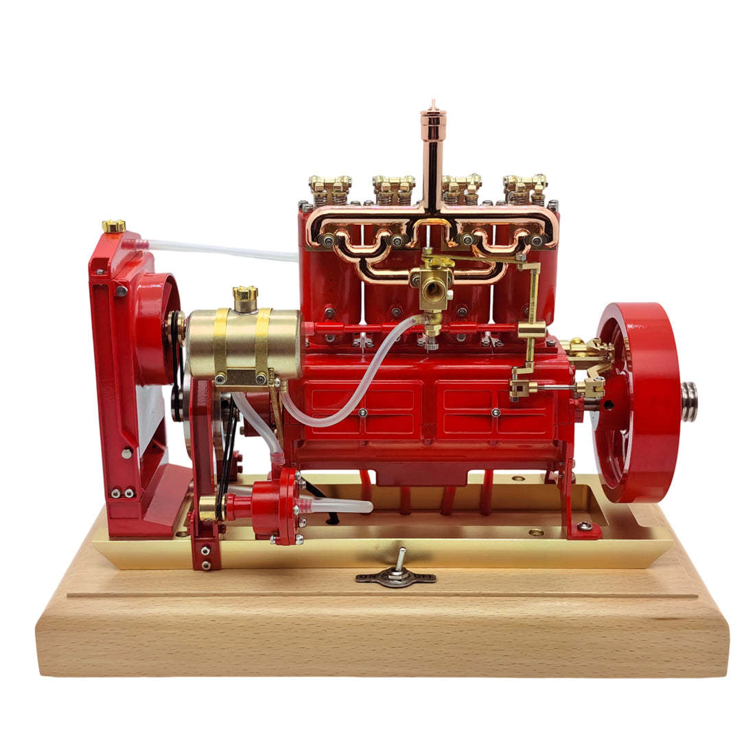 HelloWorld7-Holt H75 Tractor Engine Gas 12cc Four-cylinder OHV Engine Scale Model with Governor