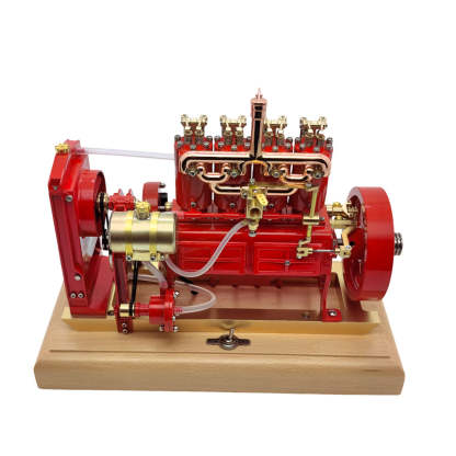 HelloWorld7-Holt H75 Tractor Engine Gas 12cc Four-cylinder OHV Engine Scale Model with Governor