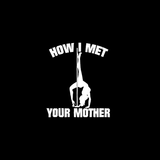 HOW I MET YOUR MOTHER Casual Letter Black Print T-shirt