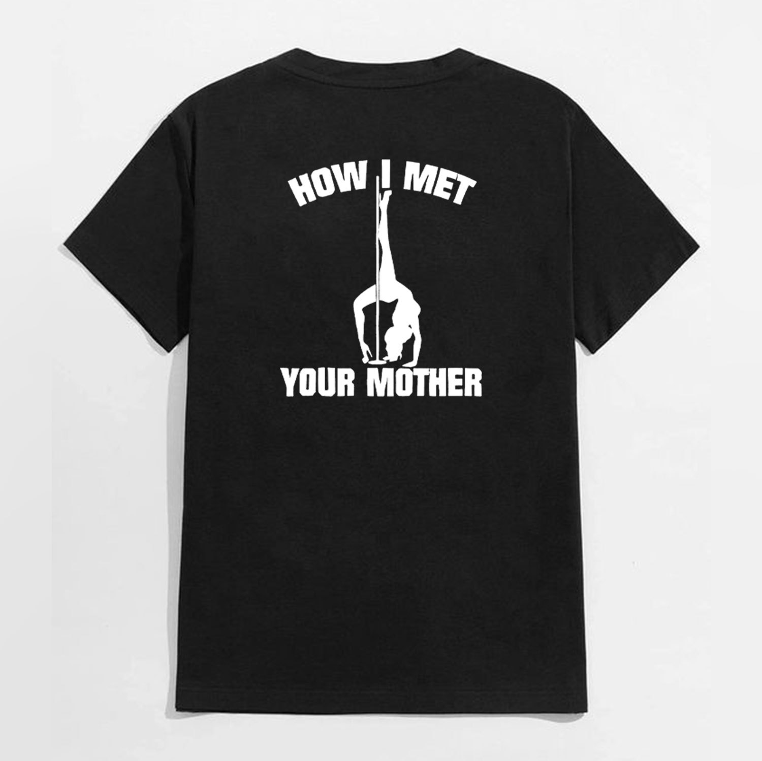 HOW I MET YOUR MOTHER Casual Letter Black Print T-shirt