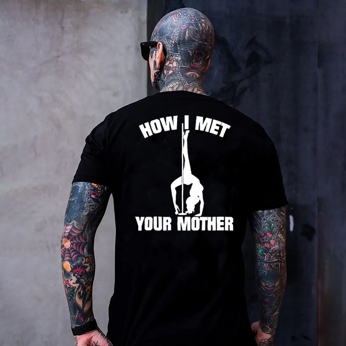 HOW I MET YOUR MOTHER Casual Letter Black Print T-shirt