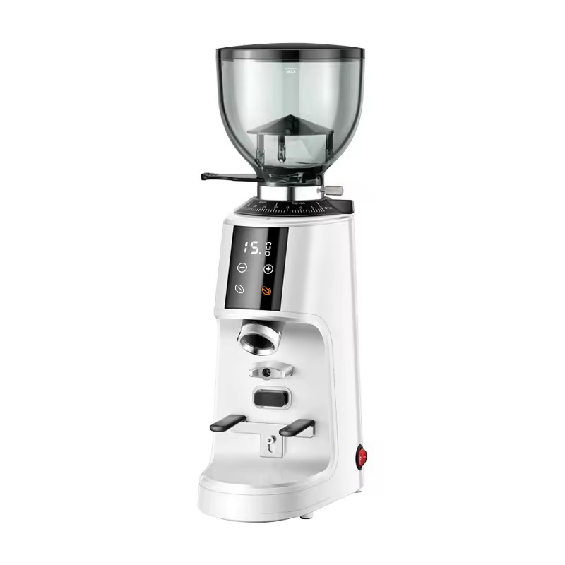 Professional Espresso Grinder Electric 64mm Stainless Steel Flat Burr Coffee Grinder