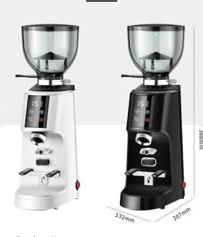 Professional Espresso Grinder Electric 64mm Stainless Steel Flat Burr Coffee Grinder