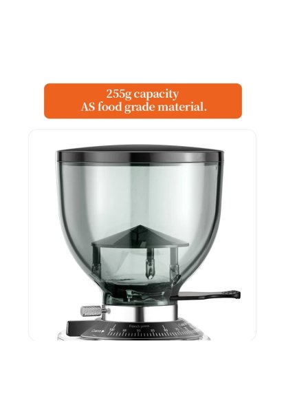 Professional Espresso Grinder Electric 64mm Stainless Steel Flat Burr Coffee Grinder