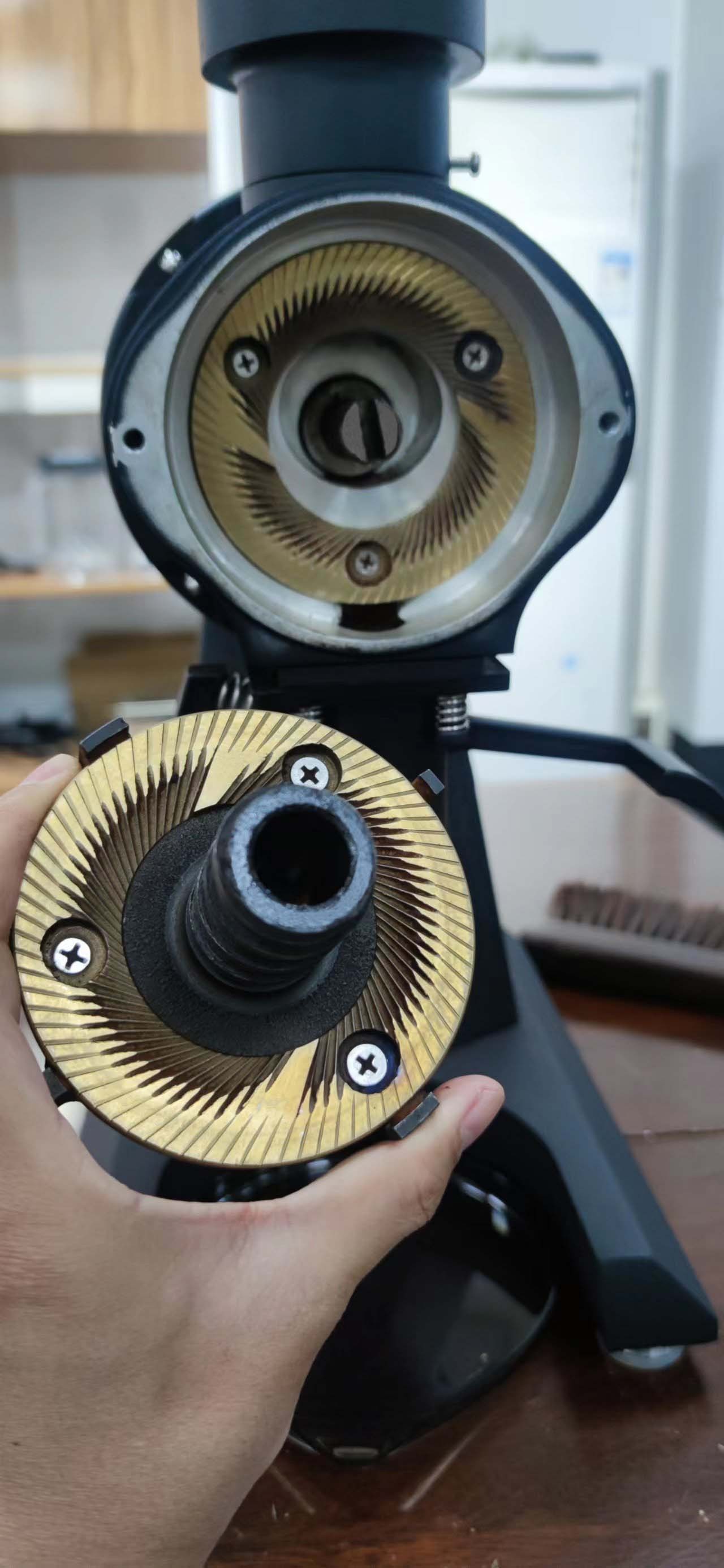 Commercial Grinding Espresso Coffee Grinder Electric Cappuccino Latte Coffee Bean Grinder 98mm Flat Burr Coffee Grinder