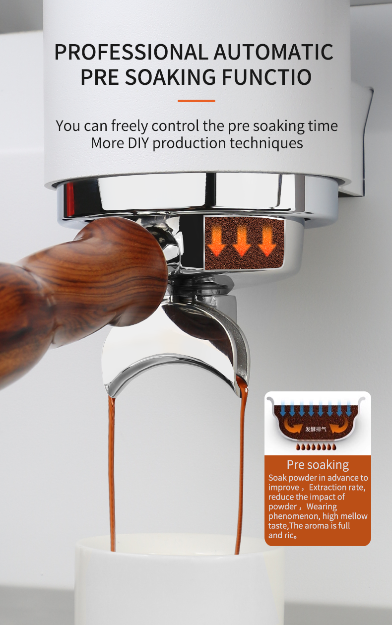 Hotsale Commercial Best Espresso Coffee Maker Homeuse Coffee Machine Semi-Automatic Italian Coffee Maker Black