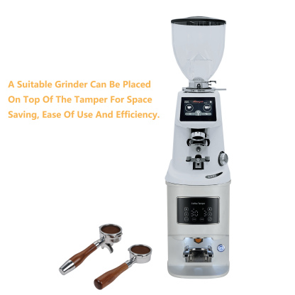 58mm Automatic Coffee Tamper 24V Electric Coffee Tamping Machine Professional Commercial Coffee Equipment
