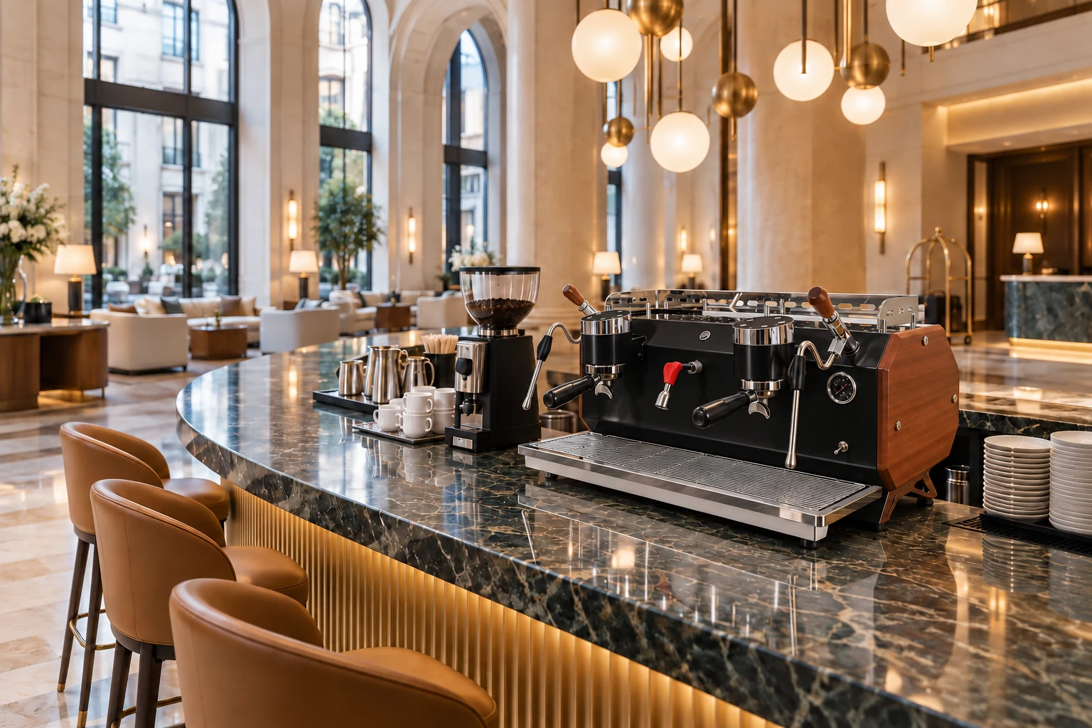 LYBETY 835-5 black — Hotel counters