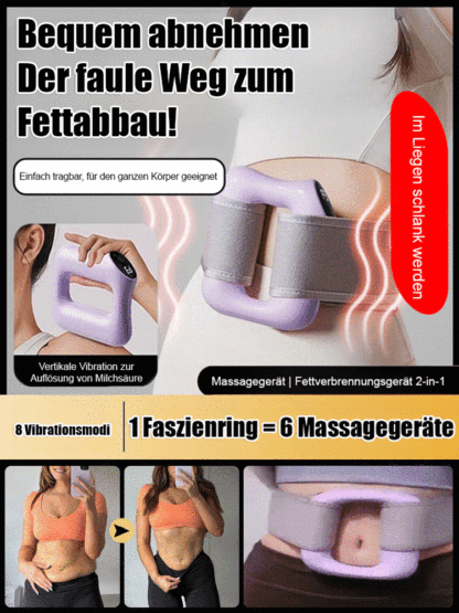 【🛌Abnehmen im Liegen!】Multifunktionaler Faszienring