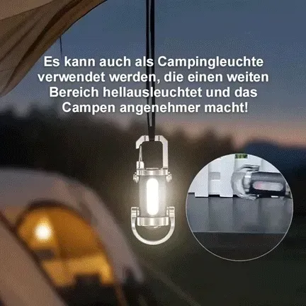 【3-in-1 Multifunktionsgerät】SOS Notfalllampe, Taschenlampe & Powerbank 🔦⚡🚨