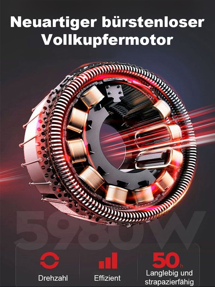 Durchtrennt 80-cm-Baumstämme in 3 Sekunden! Hochleistungs-Elektro-Kettensäge für Holzarbeiten