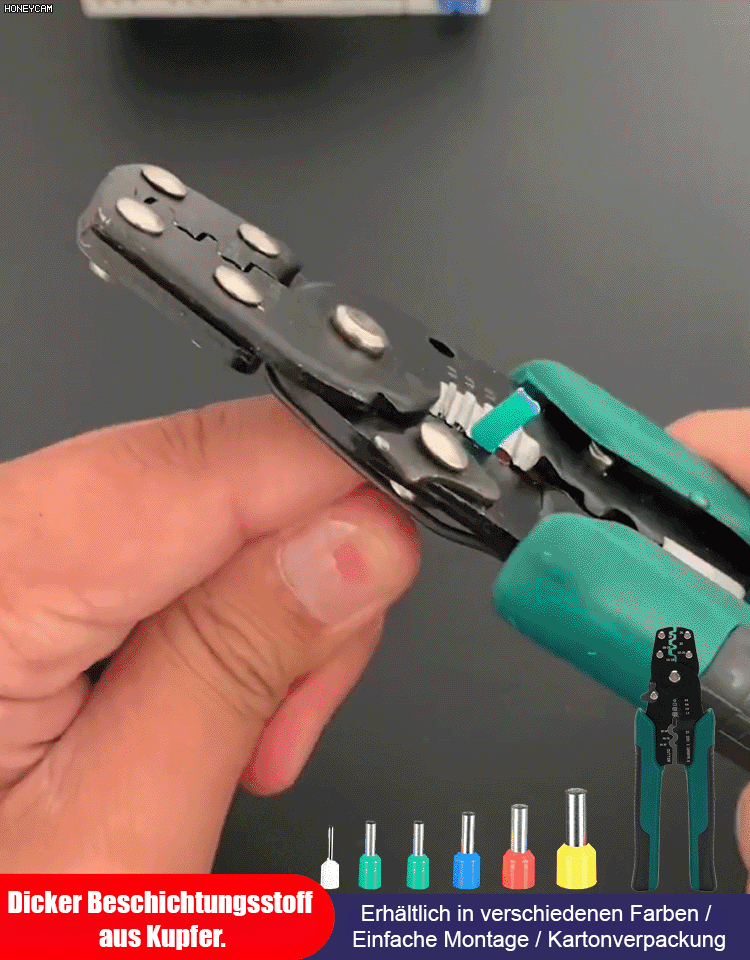 Alles in einer Box – für jede Anwendung【800 Stück】Kaufen Sie Kabelschuhe, erhalten Sie eine Zange gratis