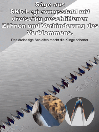 10-cm-Stamm in 1 Sekunde durchgesägt!【Holz sägen wie durch Schlamm】 Manganstahl-Gartenschere
