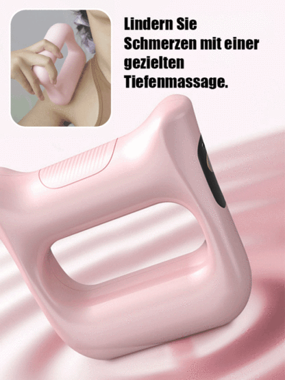 【Nur 10 Minuten täglich - Ohne Sport schnell Fett verbrennen】Massageroller mit Vibration zur Faszien-Straffung