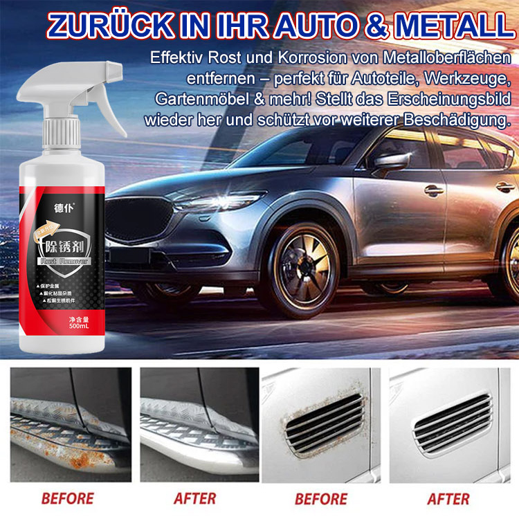 🧪Rost in 3 Sekunden weg! Kein Schleifen, kein Abkratzen – einfach aufsprühen! Starker Rostentfernungsspray
