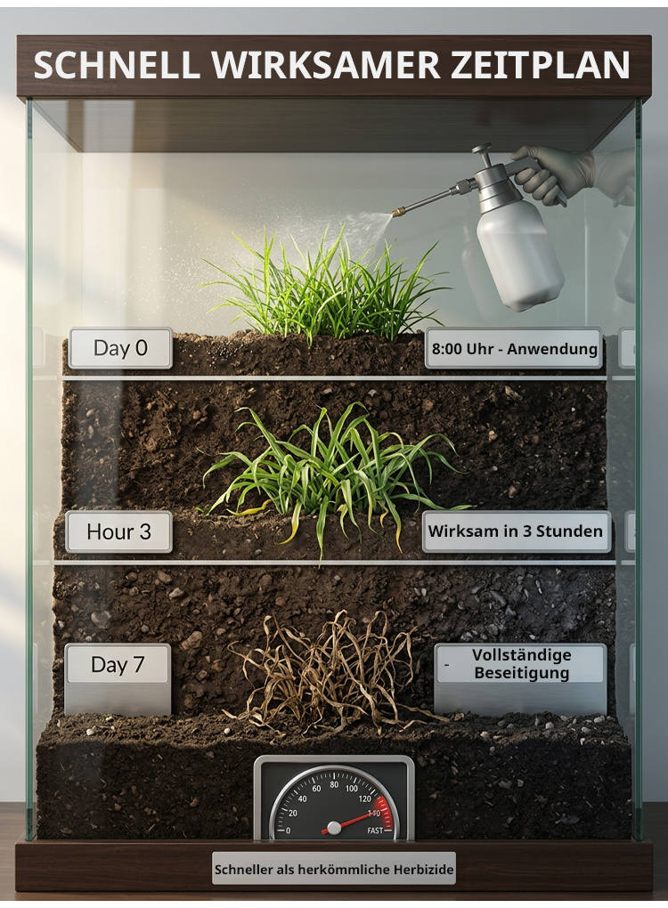 🌿 Schluss mit Unkraut – Für immer! ⏱️ Unkraut weg in 3 Stunden | 💪 Einmal sprühen, 5 Jahre Ruhe | 🌍 100% Sicher für Garten & Tie