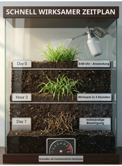 🌿 Schluss mit Unkraut – Für immer! ⏱️ Unkraut weg in 3 Stunden | 💪 Einmal sprühen, 5 Jahre Ruhe | 🌍 100% Sicher für Garten & Tie