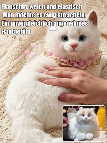 🔥 NEU: KI-Katze mit echtem Fell! Ragdoll-Katzen Plüschtier | 💖 24/7 Gesellschaft – nie wieder einsam! | ✅ Kein Katzenklo, kein Stress!
