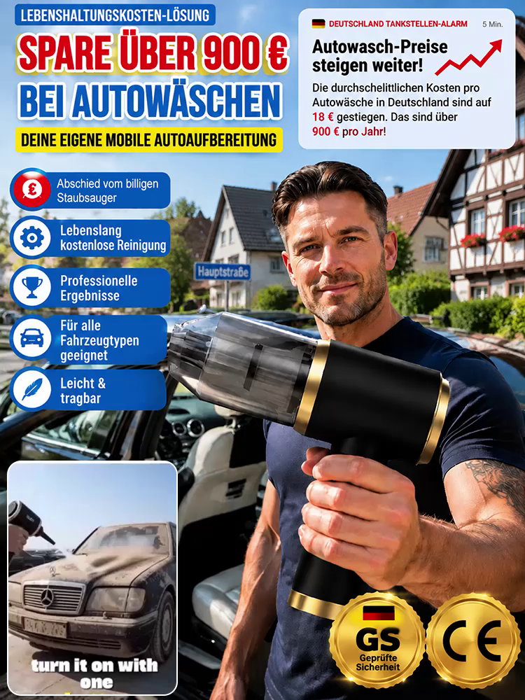 Tragbarer Auto-Fugenstaubsauger : Pusten, saugen, aufpumpen, entlüften! Ein Gerät für all deine täglichen Bedarfe!