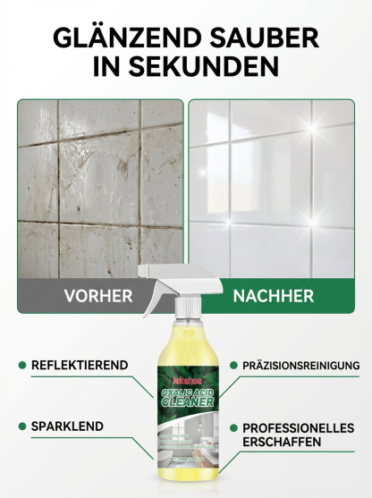 ✨Kein Schrubben mehr! 🧼Entfernt selbst 10 Jahre alten Kalk in nur 3 Sekunden! Oxalsäure Fleckenentferner