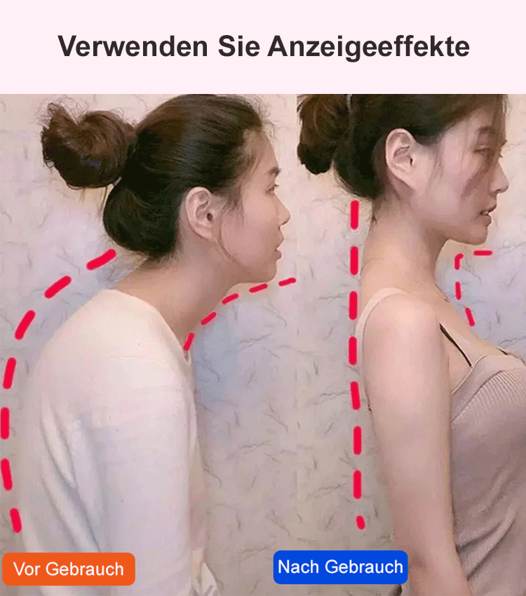 【10 Minuten täglich für eine bessere Körperhaltung】Haltungskorrektur-Stab gegen Rundrücken