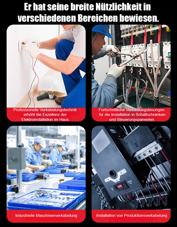 Alles in einer Box – für jede Anwendung【800 Stück】Kaufen Sie Kabelschuhe, erhalten Sie eine Zange gratis