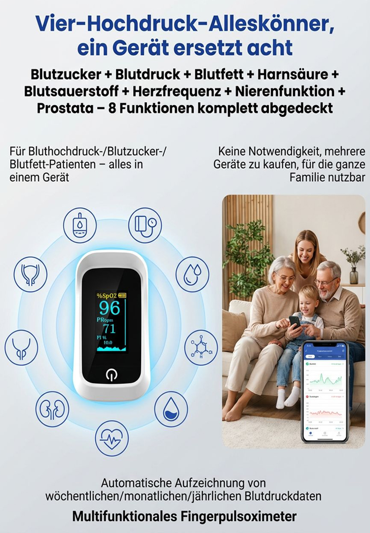 Kein Stechen, kein Blut – Nicht-invasives Blut-Analyse-Gerät