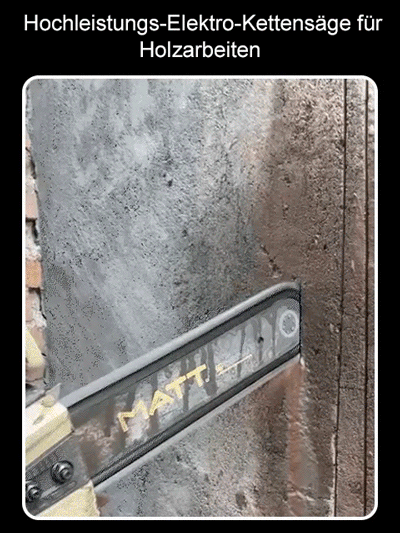 Durchtrennt 80-cm-Baumstämme in 3 Sekunden! Hochleistungs-Elektro-Kettensäge für Holzarbeiten