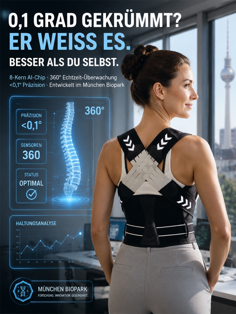 Haltungskorrektor zur Vorbeugung von Rundrücken und Verschönerung des Rückens ✨Täglich nur 10 Min. – sichtbare Ergebnisse in 7 Tagen!