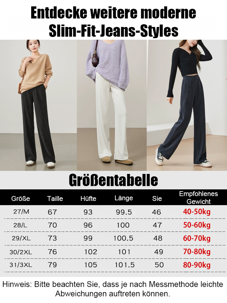 Extremwärme bis -40 °C: Innen mit feinster australischer Merino-Wolle – Elastische Cordhose mit Bund