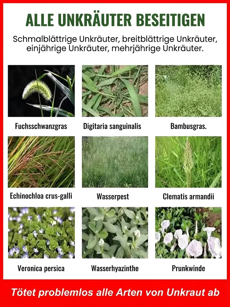 🌿 Schluss mit Unkraut – Für immer! ⏱️ Unkraut weg in 3 Stunden | 💪 Einmal sprühen, 5 Jahre Ruhe | 🌍 100% Sicher für Garten & Tie